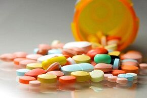 Comprimidos para tratar o fungo das unhas dos pés